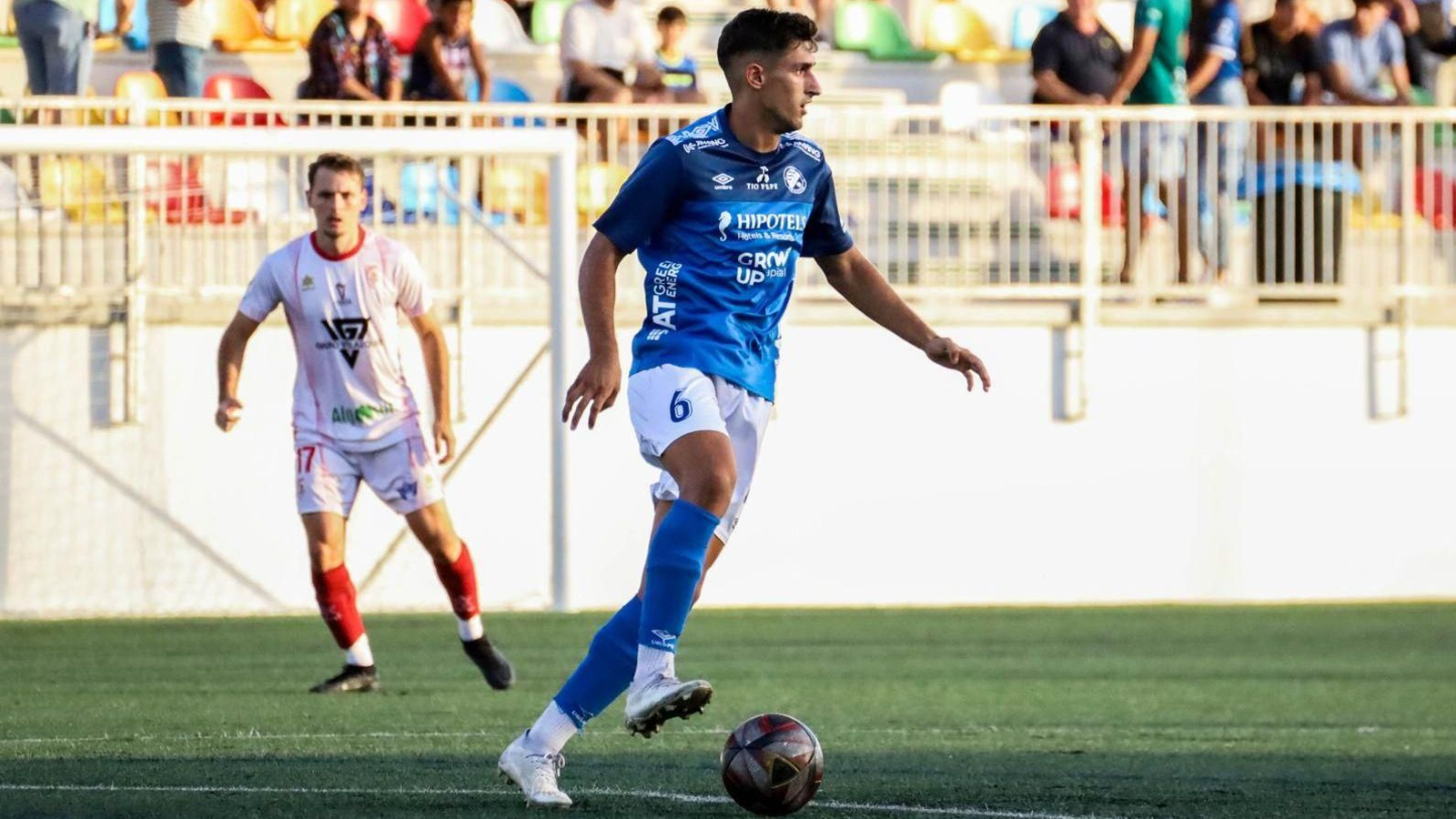 Juan Chaves, en un partido con el Xerez DFC. Juan Chaves, en un partido con el Xerez DFC.