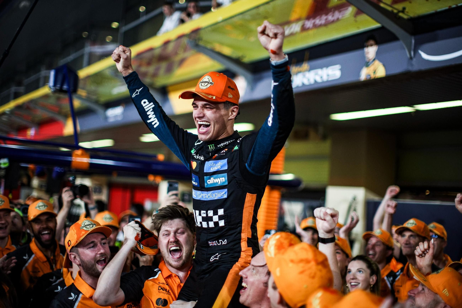 Las fotos del título mundial de Lando Norris en la Fórmula 1