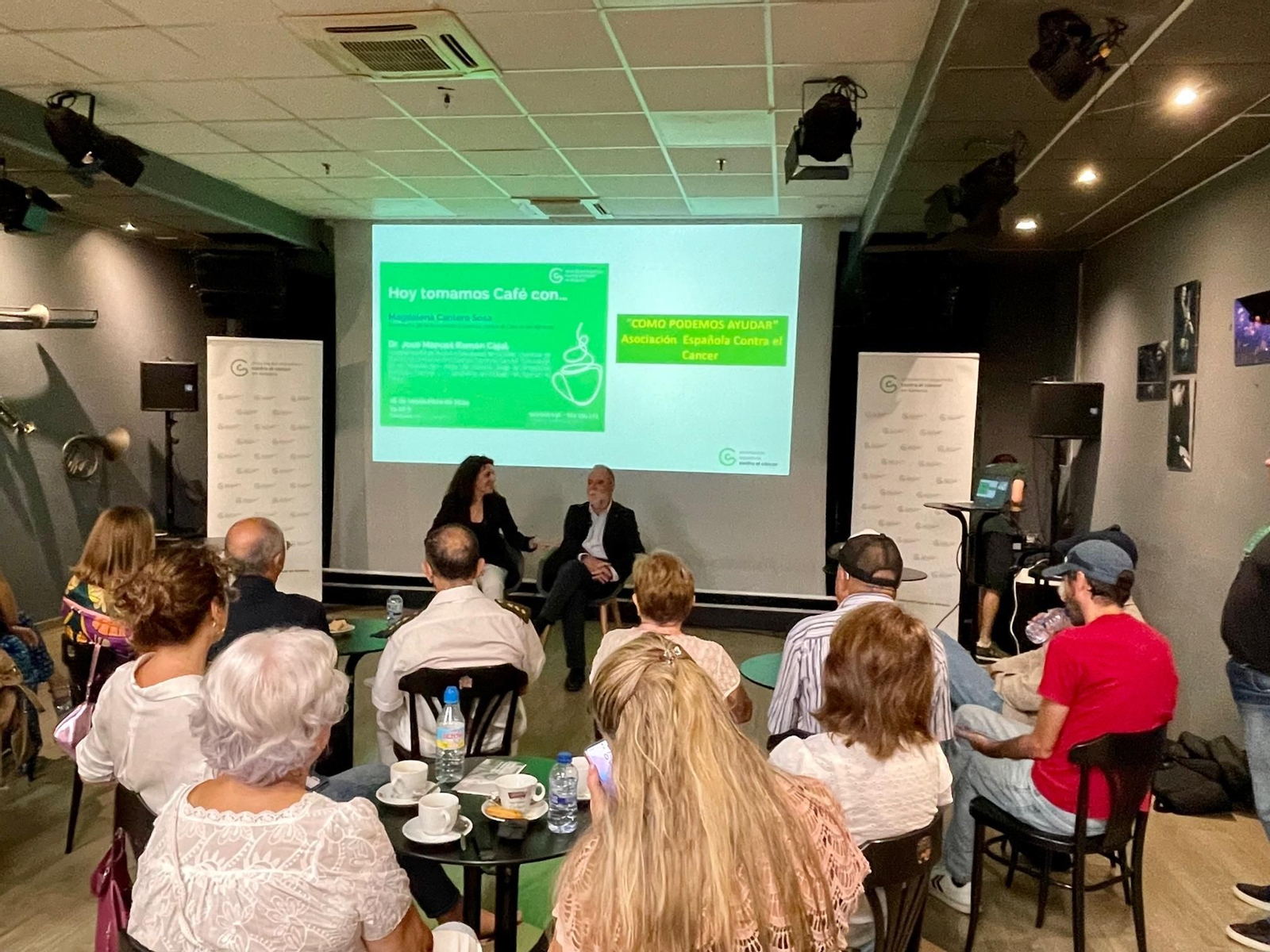 Primera jornada de 'Hoy tomamos café con...'.