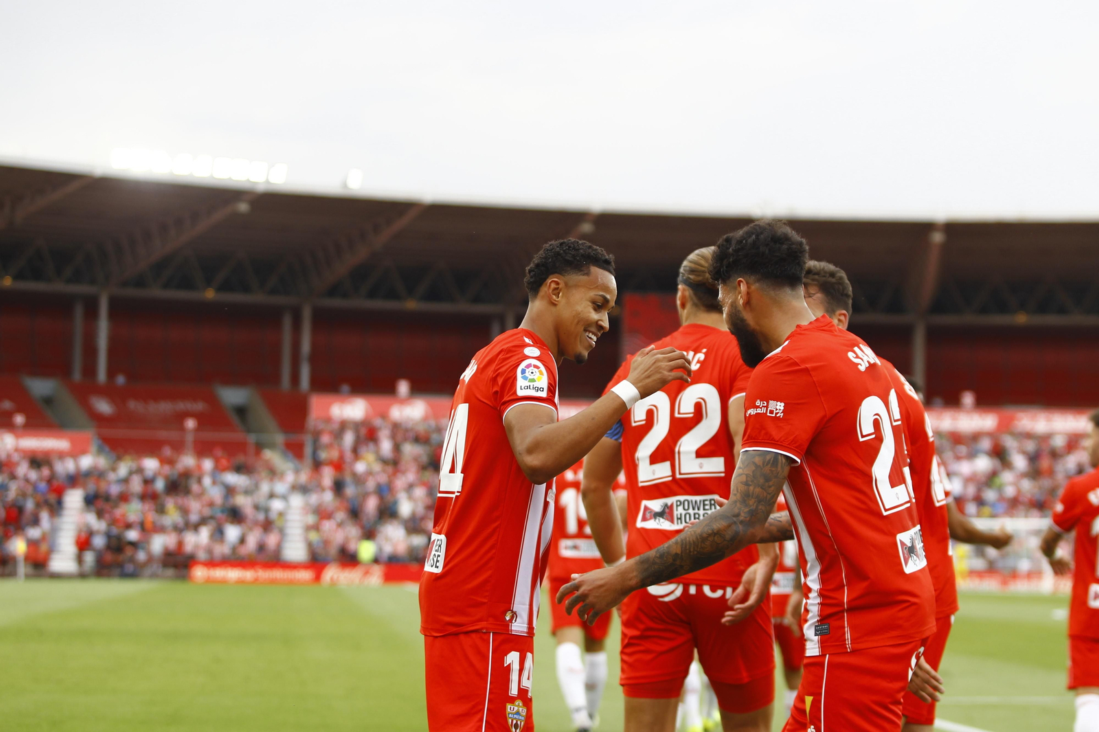 Imágenes del partido U.D. Almería-R.C.D. Mallorca