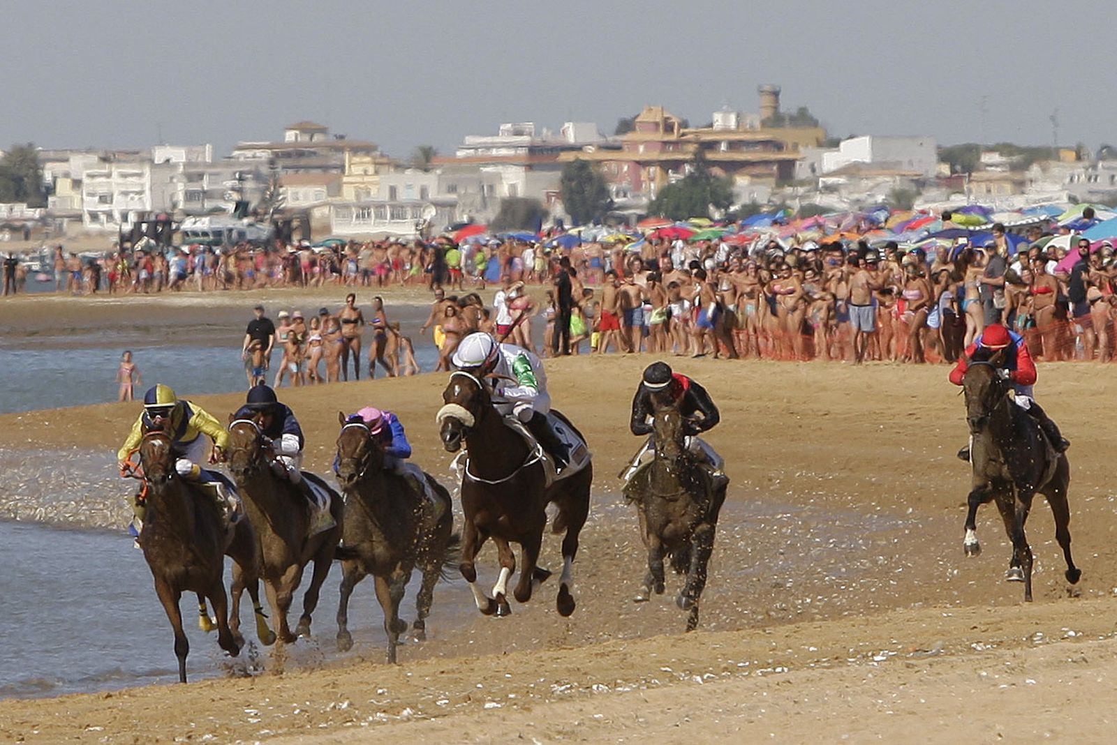 Las imágenes de las carreras de caballos en Sanlúcar
