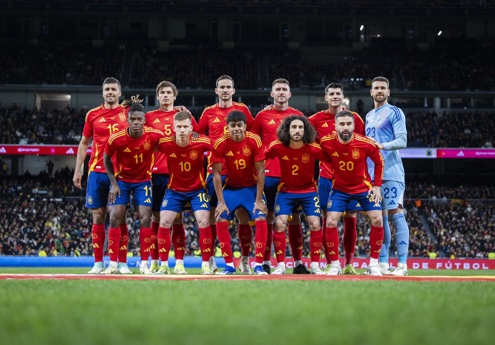 Las fotos del España - Brasil