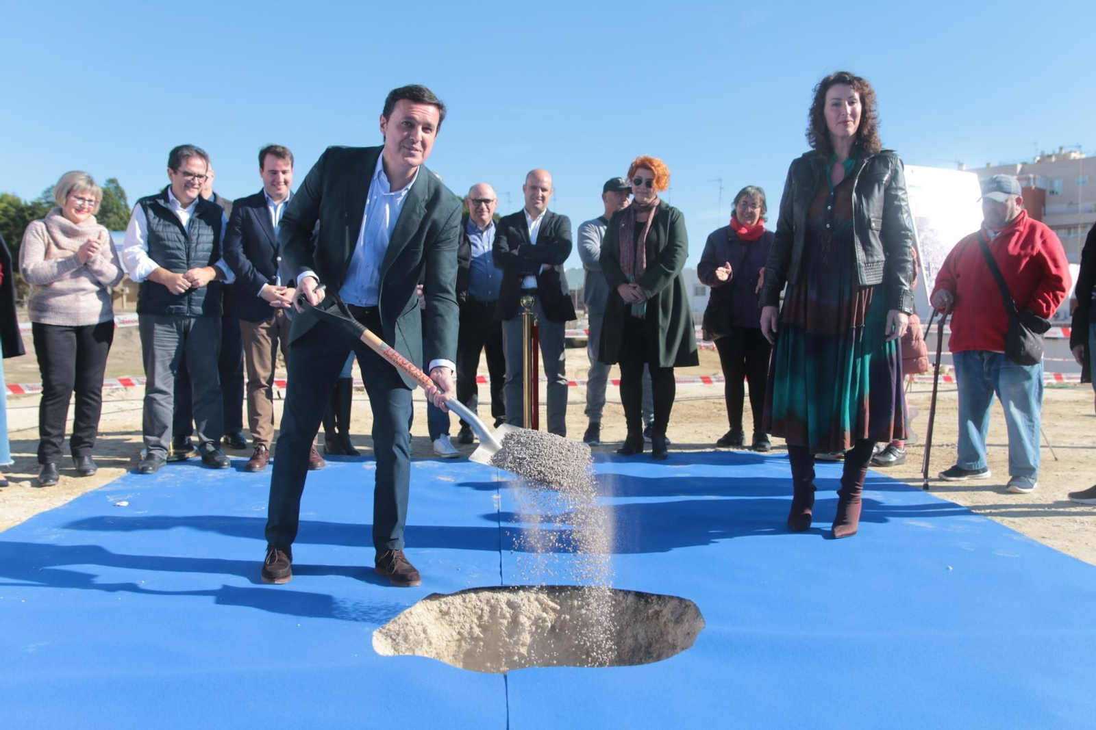 El presidente de la Diputación y la alcaldesa de Almería han celebrado el inicio de obras