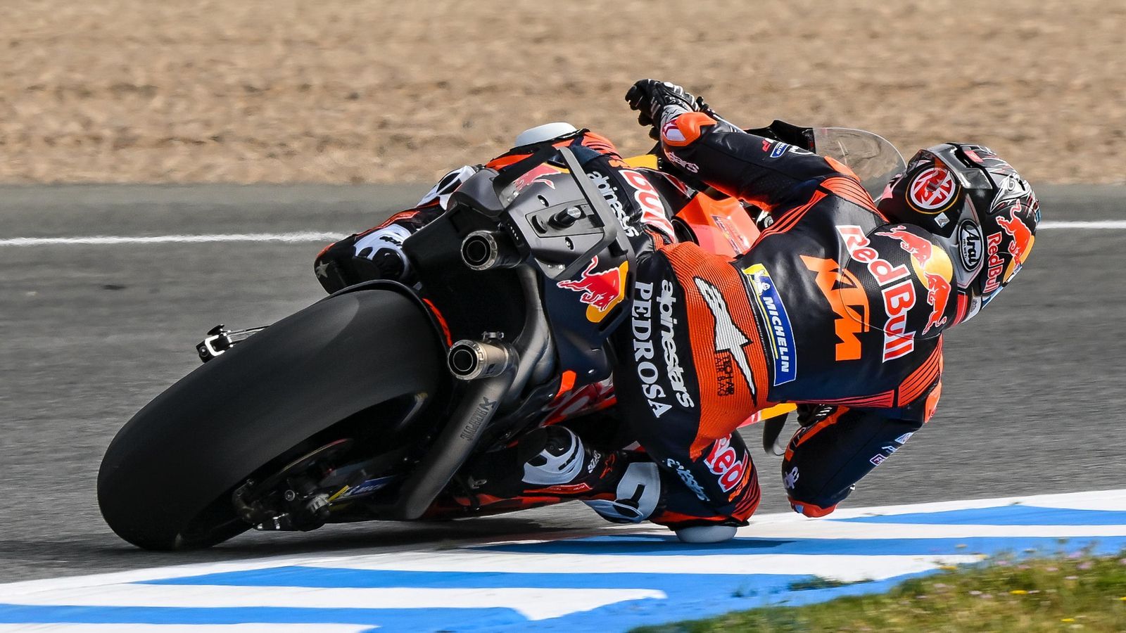 Dani Pedrosa rueda en Jerez desde el lunes hasta este miércoles.