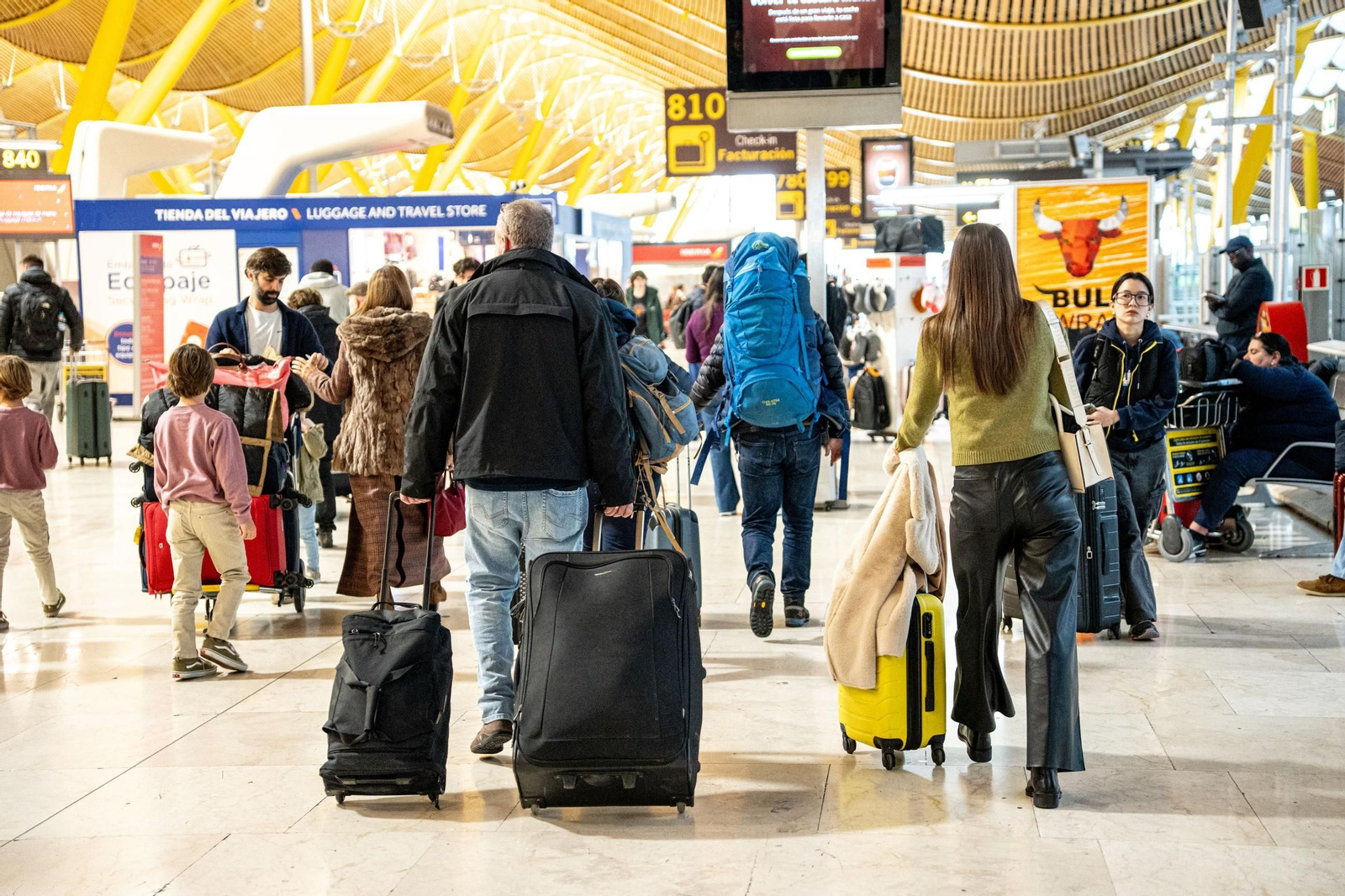 Los aeropuertos han incrementado los viajeros en lo que llevamos de año