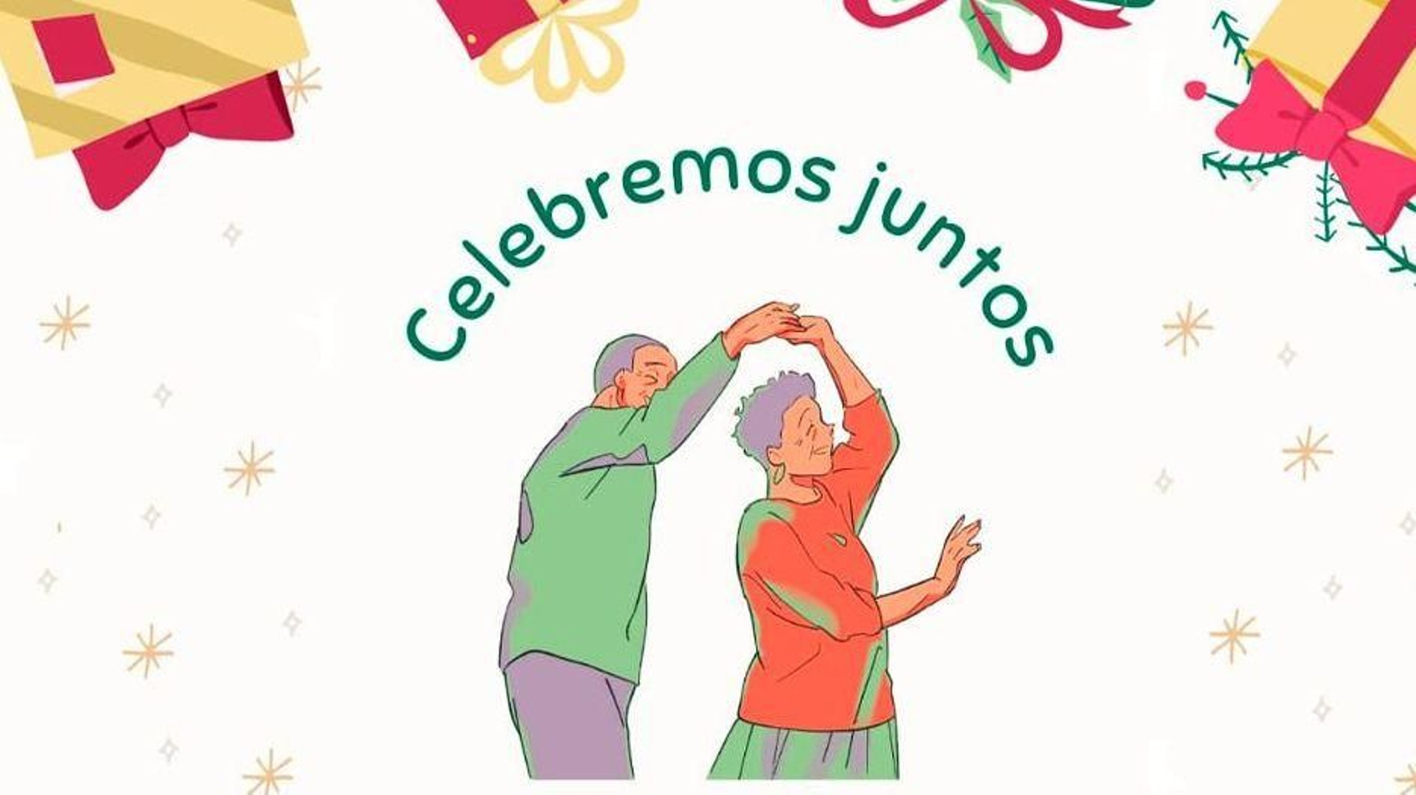 Cartel de las jornadas navideñas para personas mayores en Albox.
