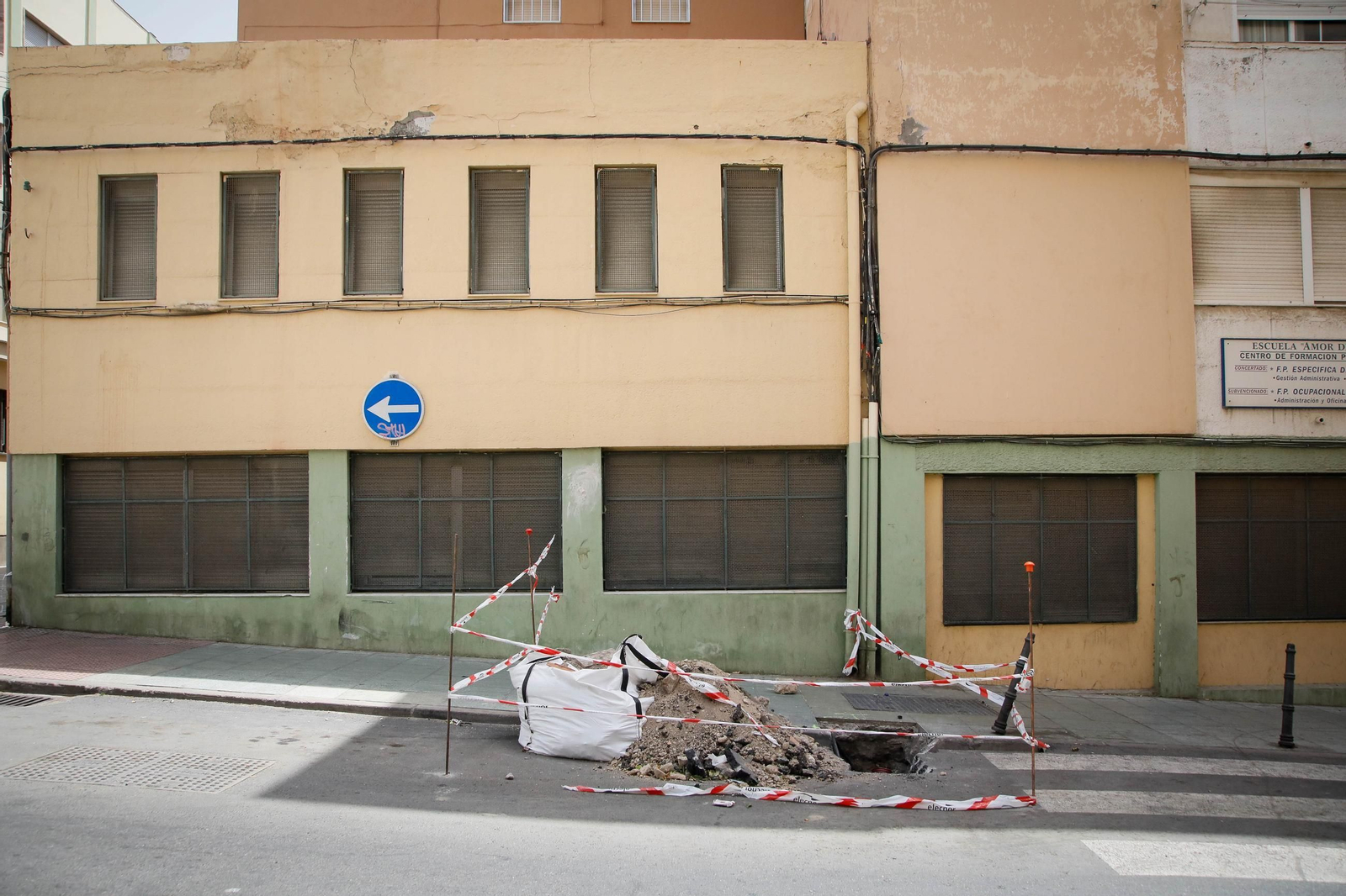 Imágenes de las quejas vecinales ante los cortes de luz en el barrio de pescadería