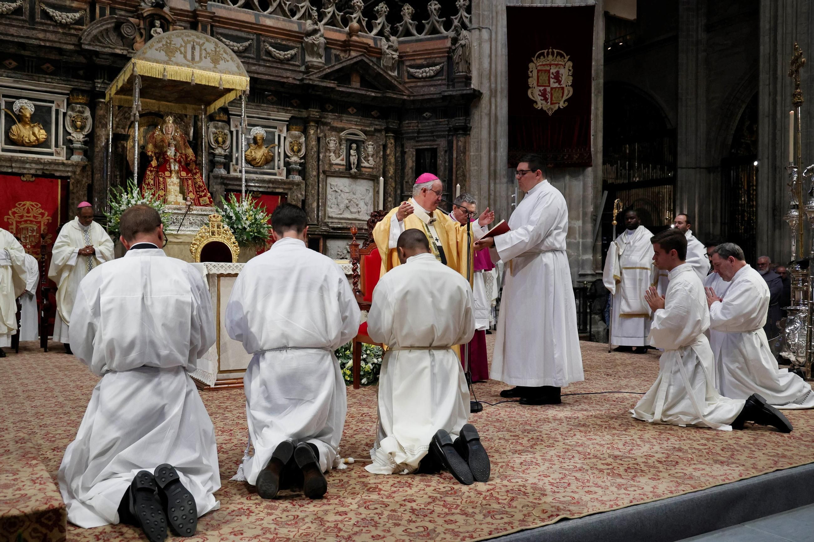 Un momento de la ceremonia.
