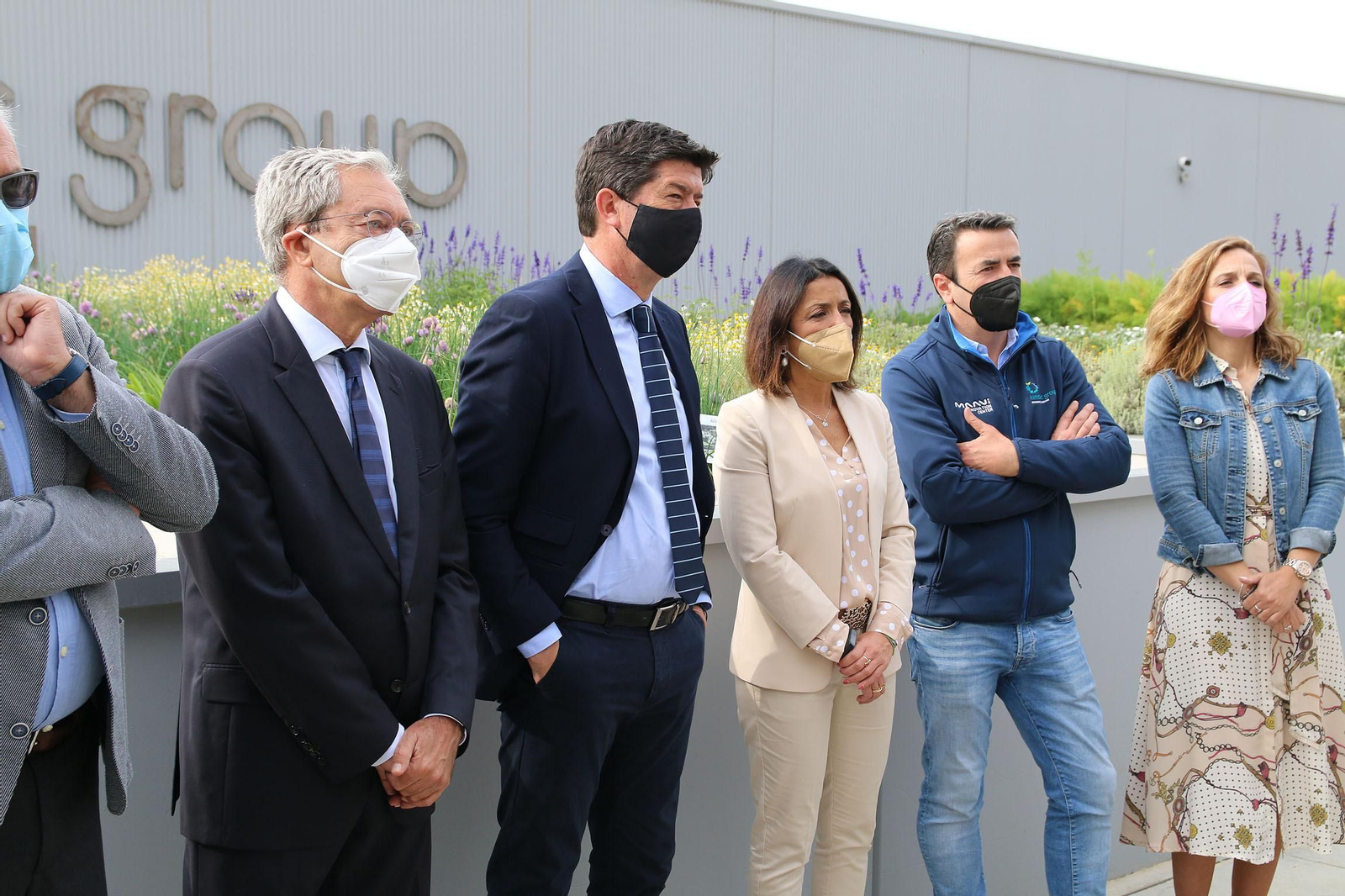 Fotogalería de la visita de Juan Marín a Kimitec, al PITA y a Unica Group
