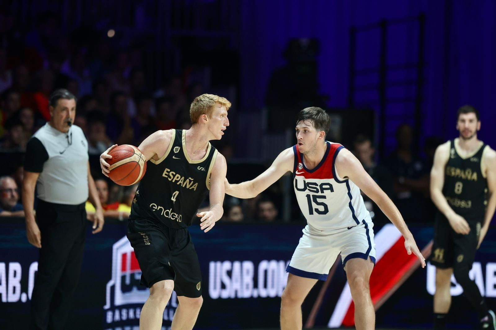 Las imágenes del España-Estados Unidos en el Martín Carpena