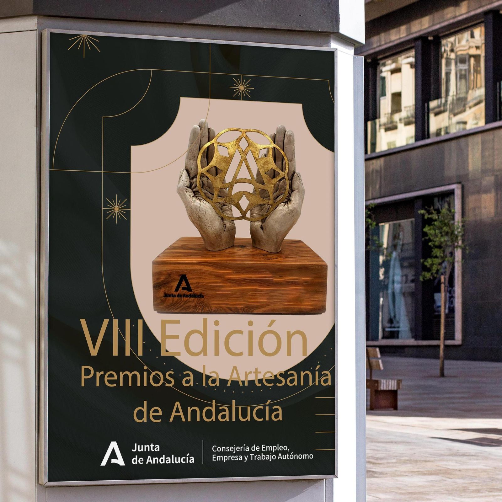 Cartel publicitario de los Premios de Artesanía.