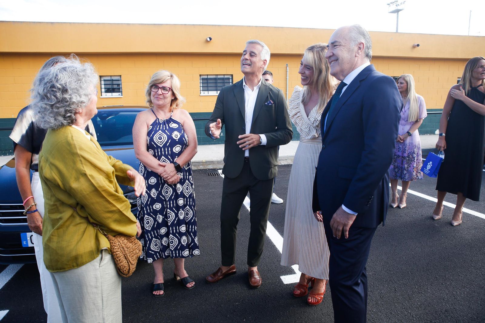 Las fotos de la inauguración de las pistas de exámenes de conducir en Algeciras