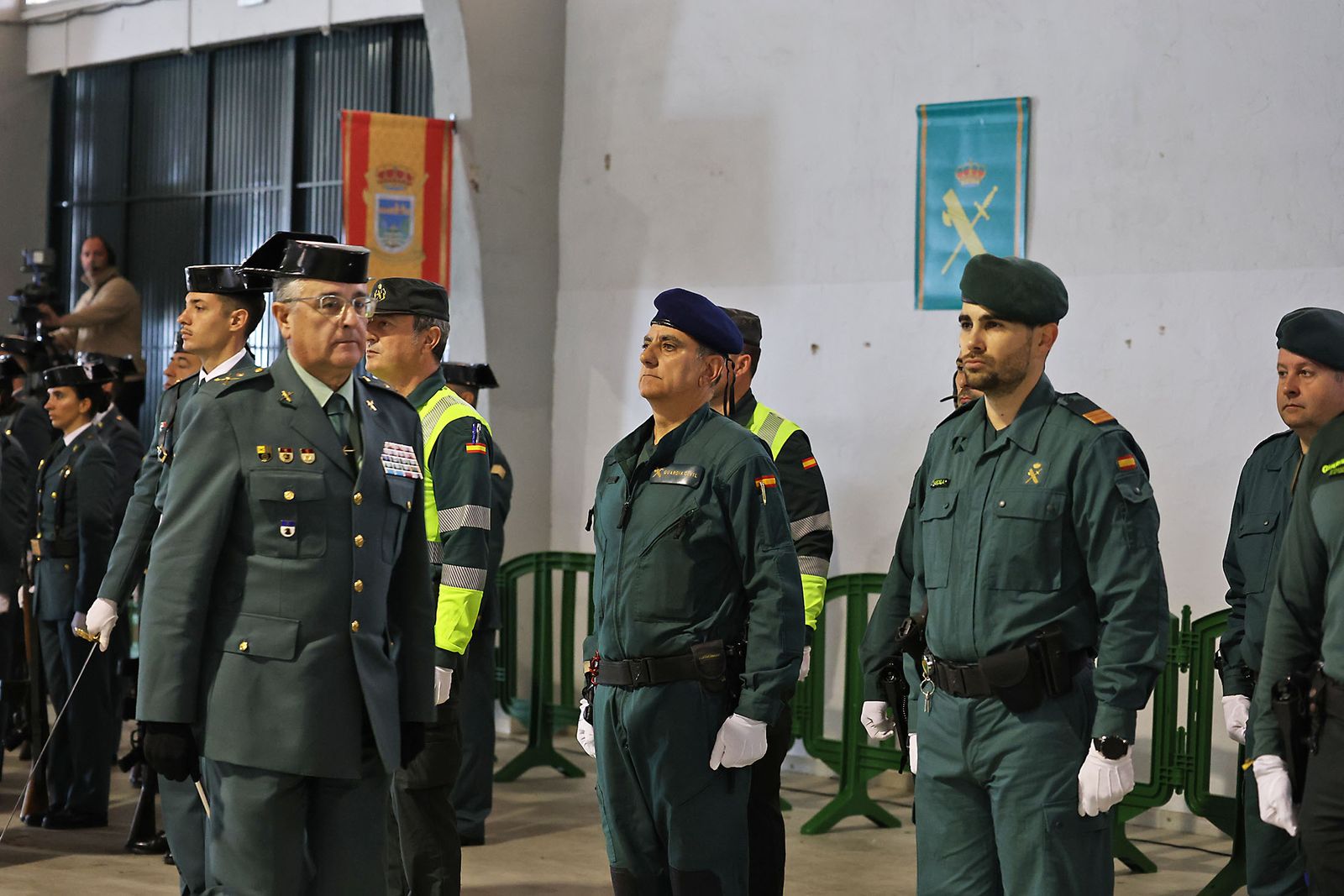 Imágenes de la jura del cargo de Julio Serrano Checa como Jefe de la Comandancia de la Guardia Civil de Huelva