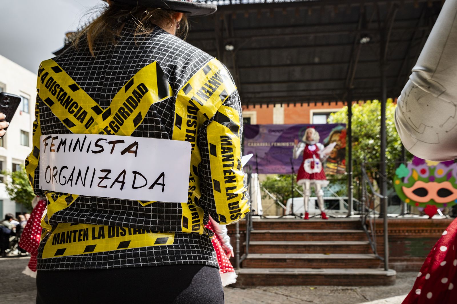 8M en Jerez: Carnaval Feminista en la Plaza del Banco