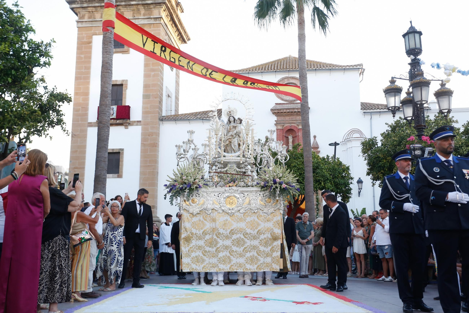 Procesión de la Virgen de la Palma, en imágenes