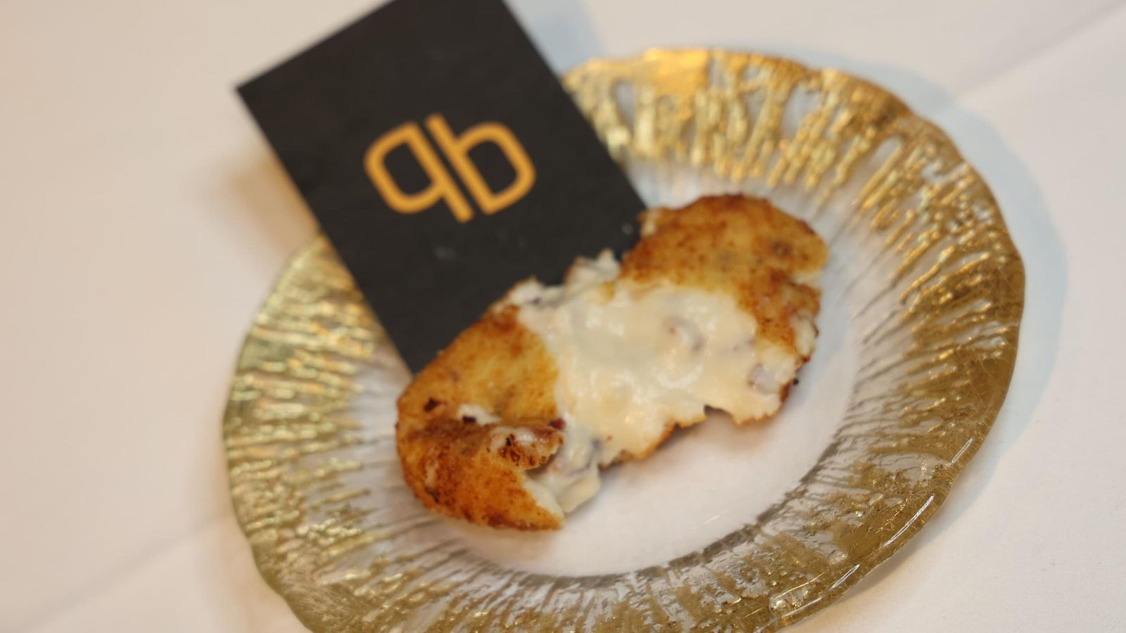 La cremosidad de la croqueta de Base9.