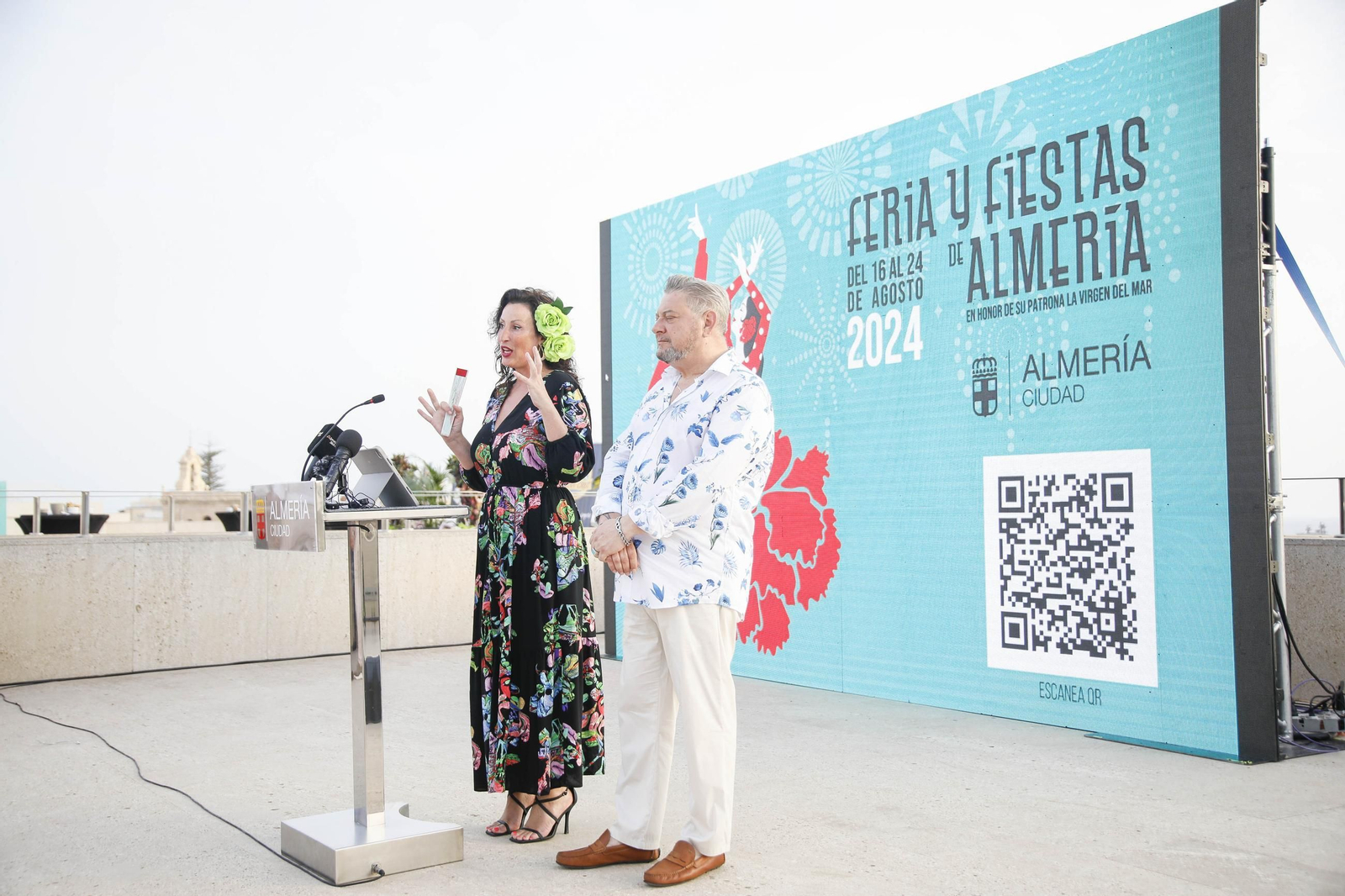 Presentación de la Feria de Almería 2024 en honor de la Virgen del Mar, en imágenes