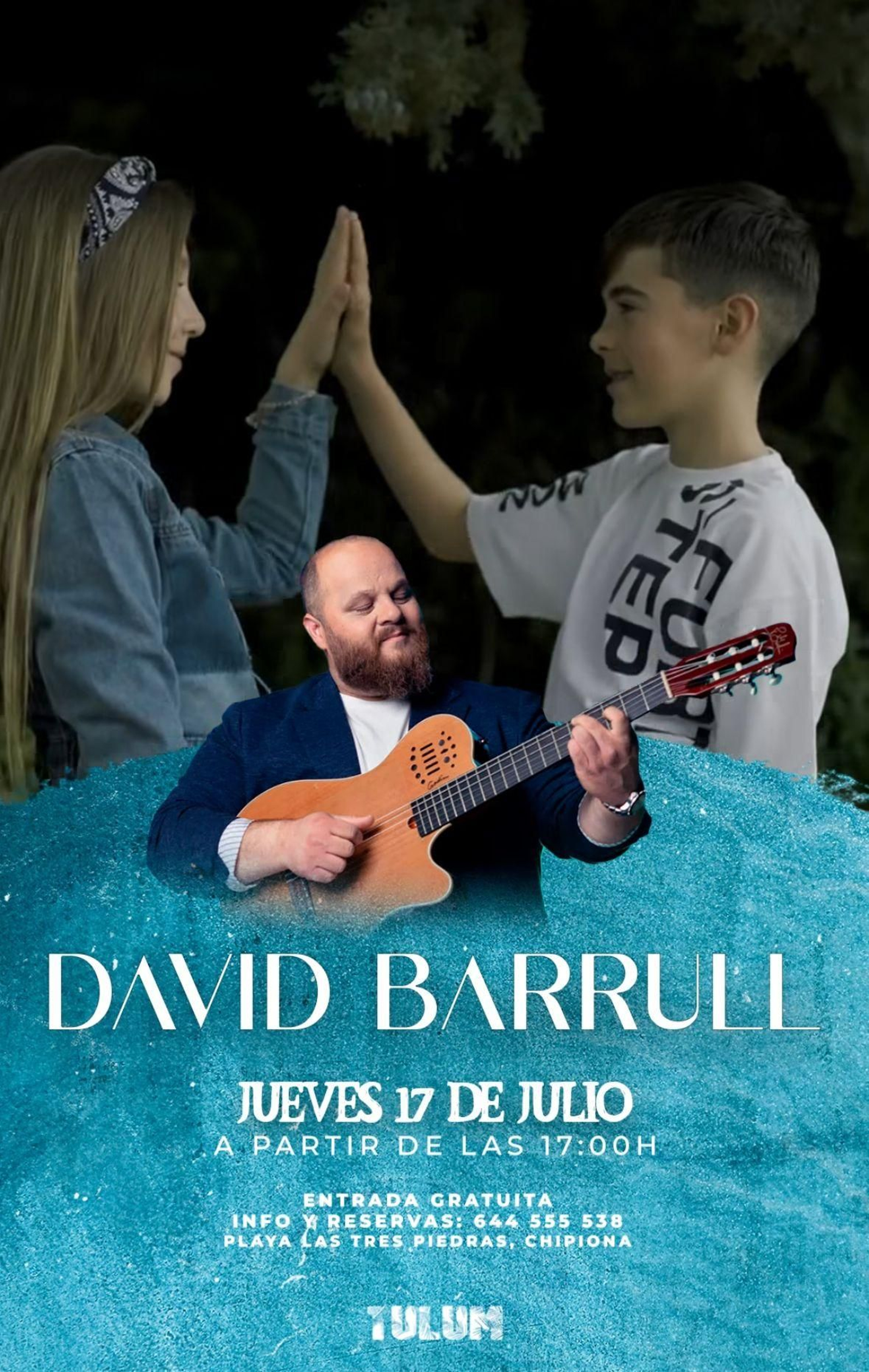 David Barrul en Tulum, Chipiona.