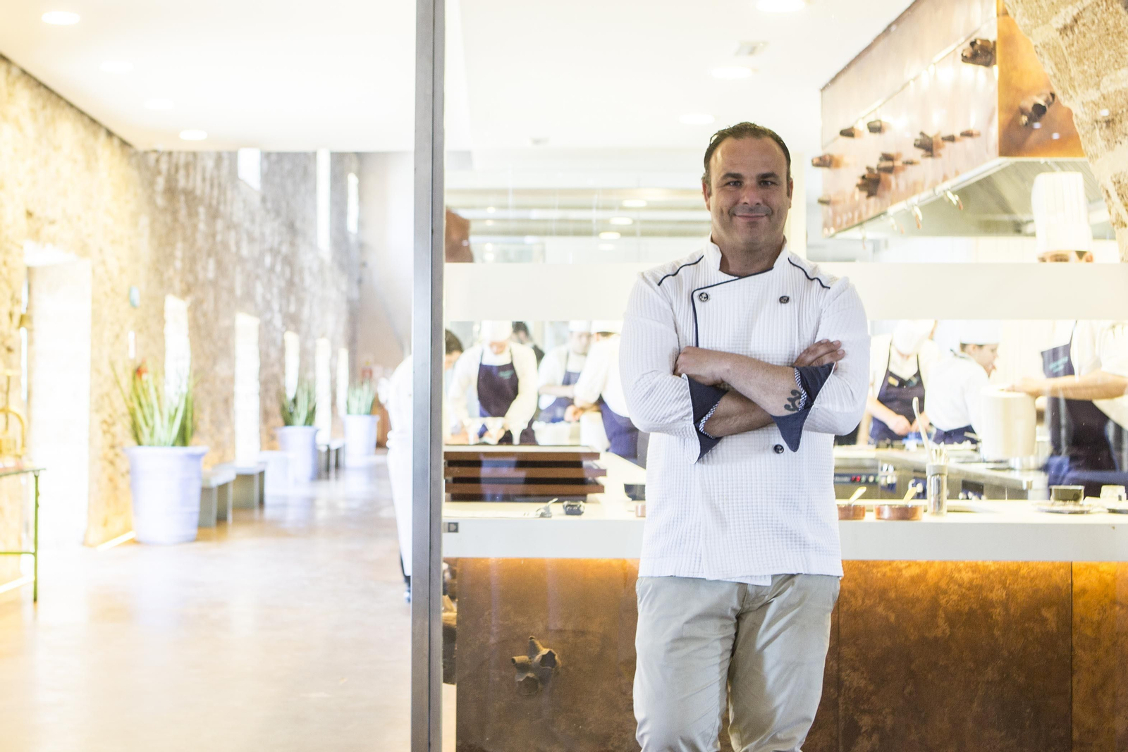 El chef Ángel León, en uno de sus restaurantes en una imagen de archivo.