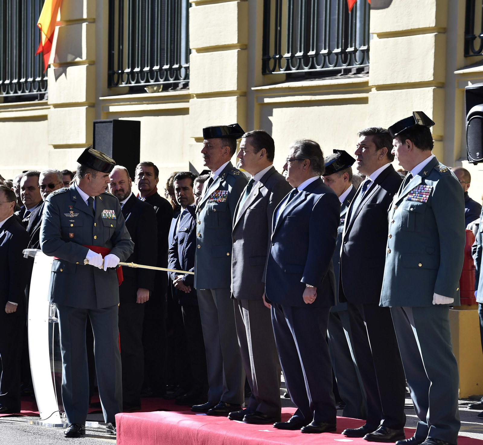 La toma de posesión del nuevo jefe de la Guarcia Civil en Andalucía, en imágenes