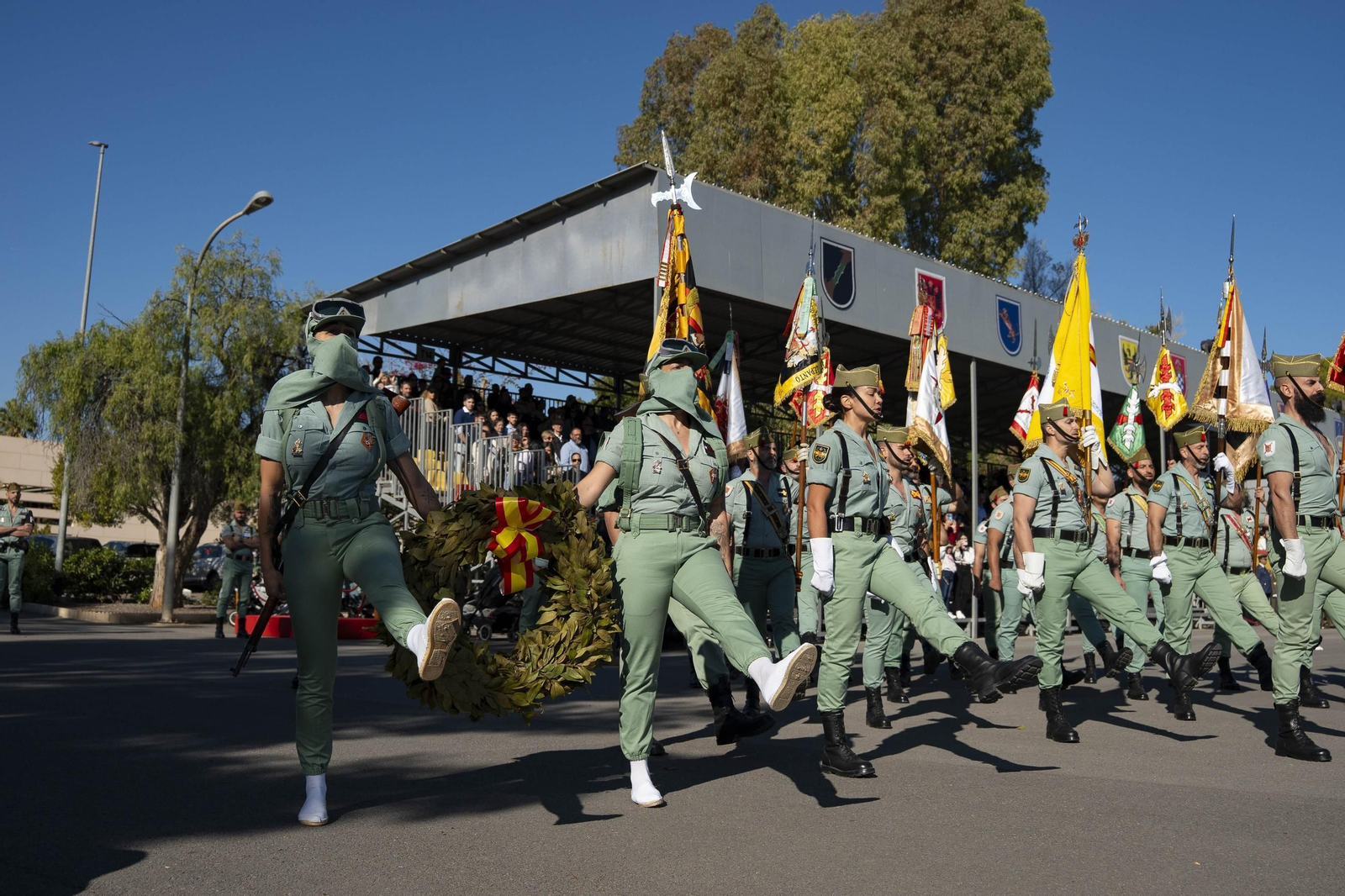 Así conmemora el día de la Inmaculada Concepción la Brigada de la Legión en Almería y despide al contingente que parte a Eslovaquia
