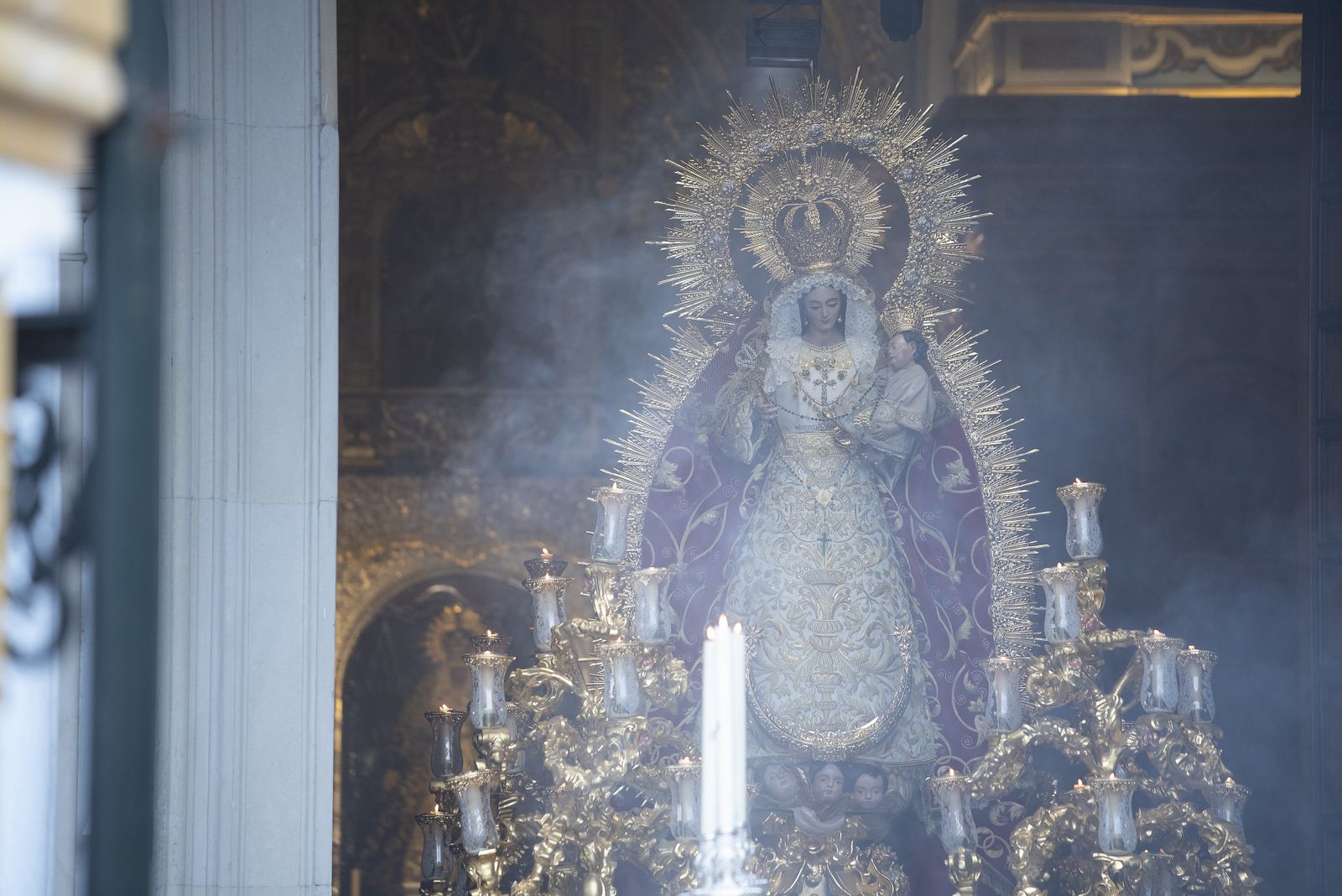 Las imágenes de la procesión de la Virgen del Rosario de la Macarena