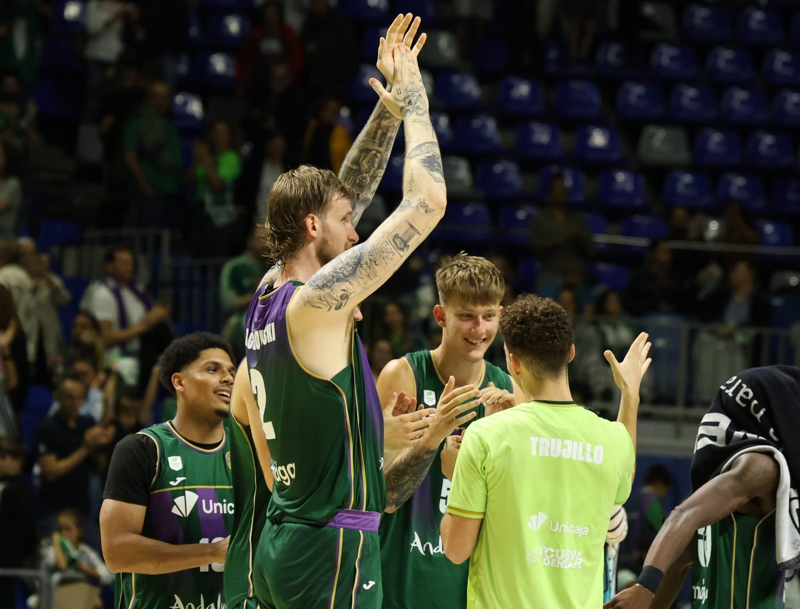 El Unicaja-Filou Oostende, en fotos
