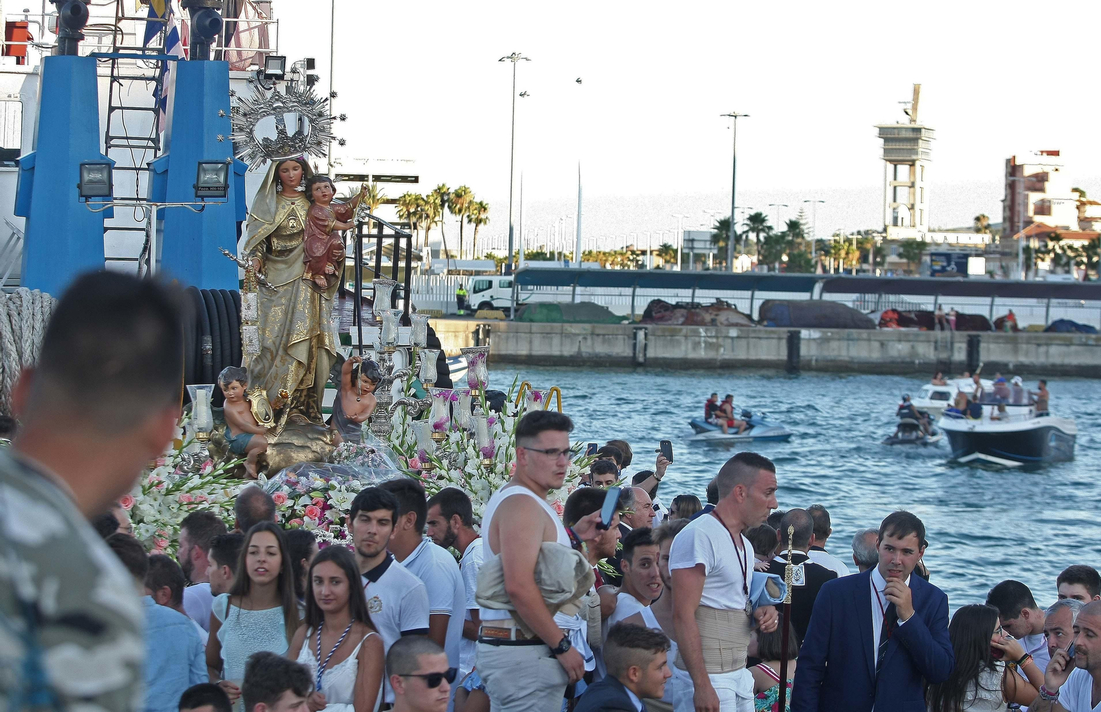 Imágenes de la Virgen del Carmen en Algeciras