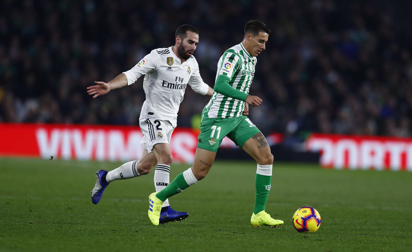 El Betis-Real Madrid, en imágenes.