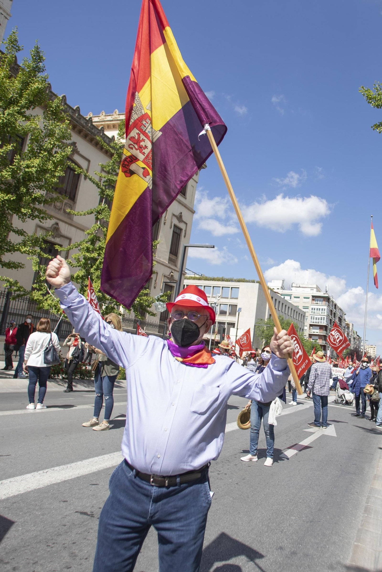 Fotos: Manifestación del 1º de Mayo en Granada