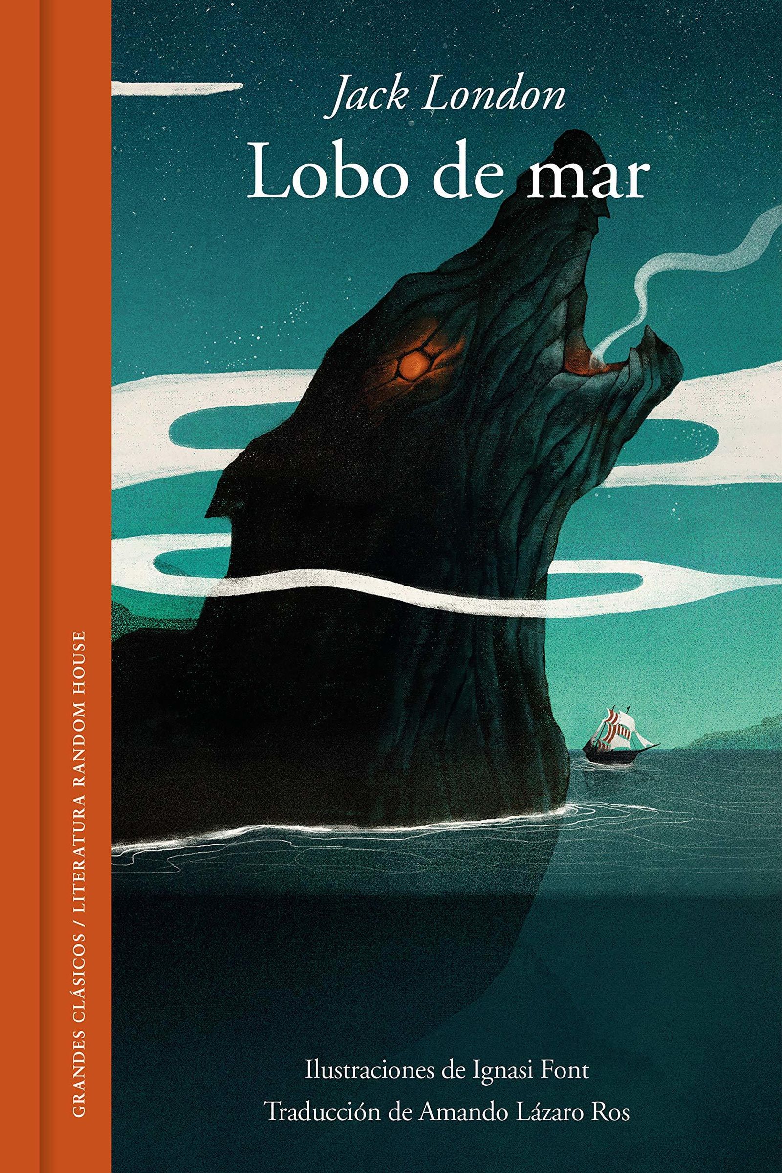 Portada de la reedición de 'El lobo de mar'.