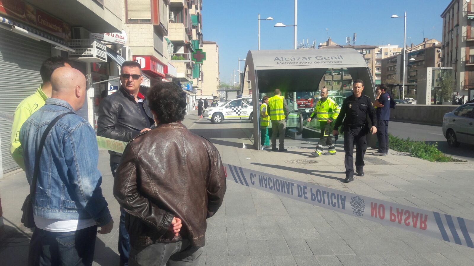 El lugar donde ha ocurrido el accidente.