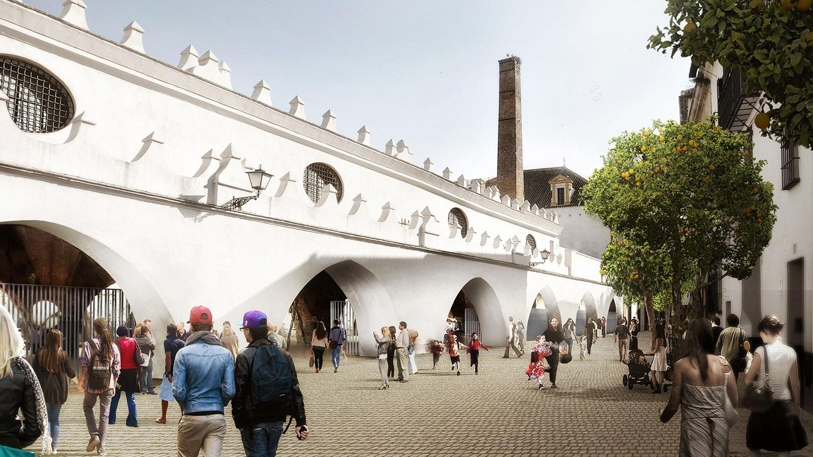 La conexión de las Atarazanas con la calle Dos de Mayo.