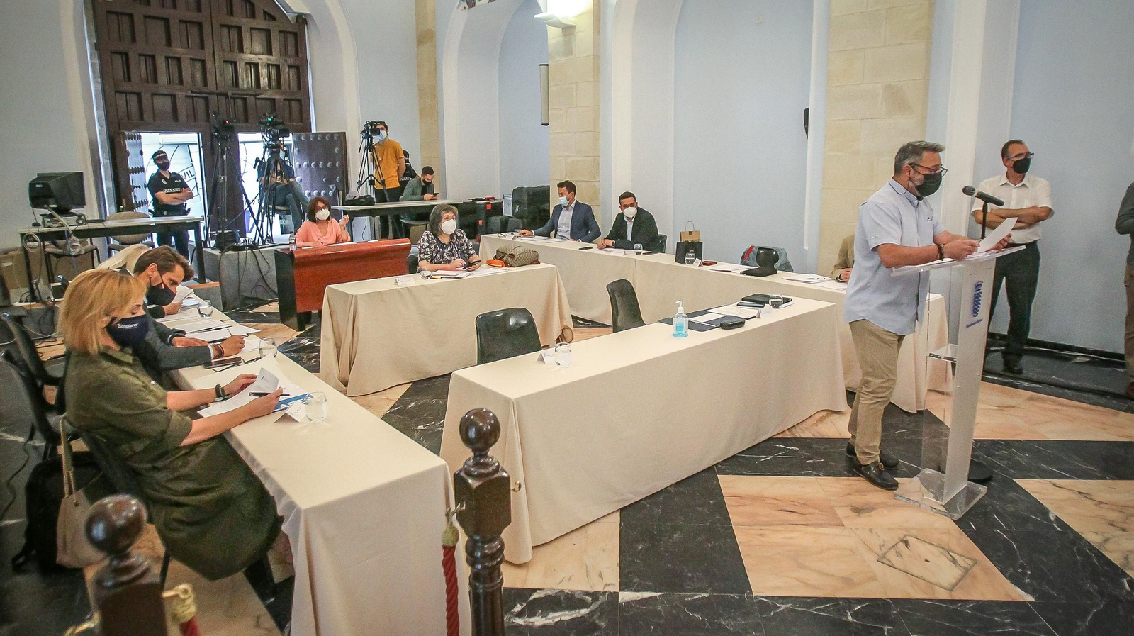 Secuencia del enfado de José Antonio Díaz con la alcaldesa