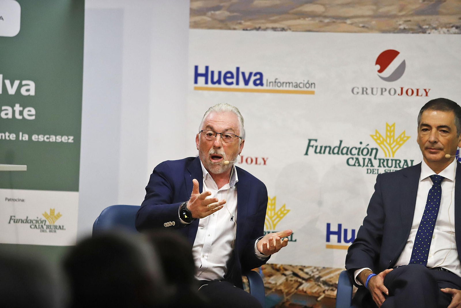 Jornada técnica Huelva a debate, 'Gestión del agua ante la escasez', de Huelva Información, Grupo Joly y Fundación Caja Rural del Sur