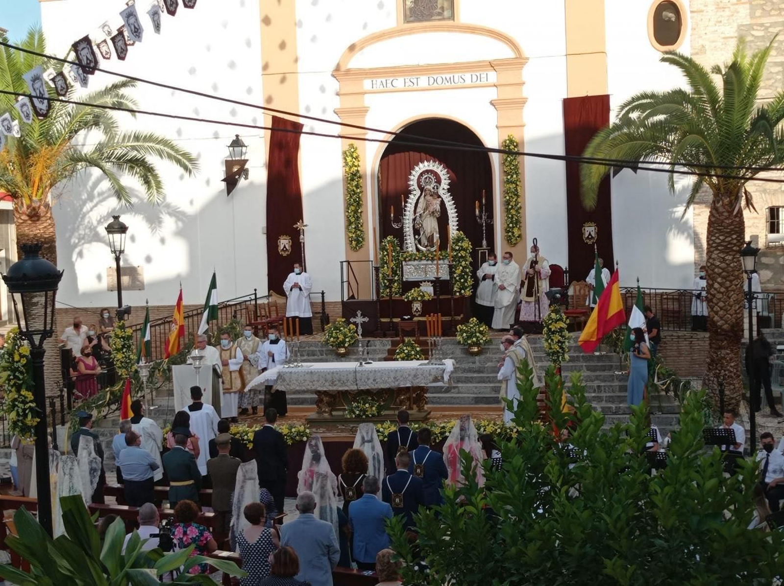 Virgen del Carmen en Cuevas de San Marcos