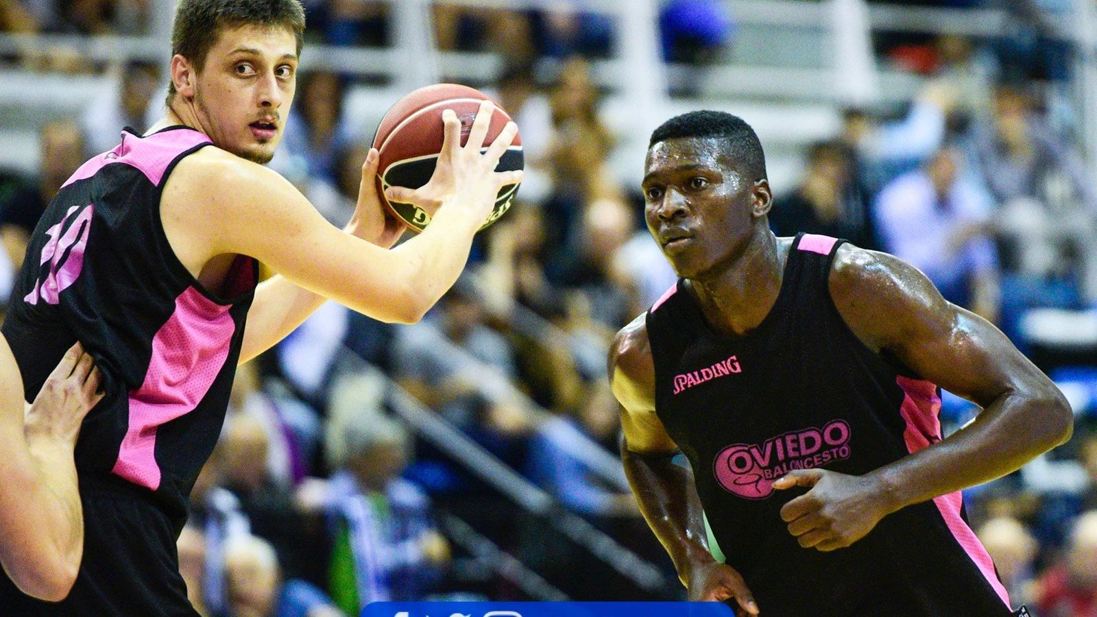 Belemene, en un partido de esta temporada con el Oviedo en LEB Oro.