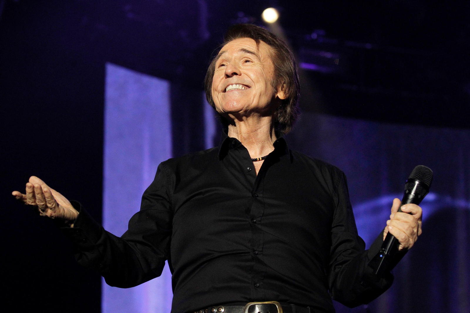 Raphael, durante un concierto en septiembre de 2018.