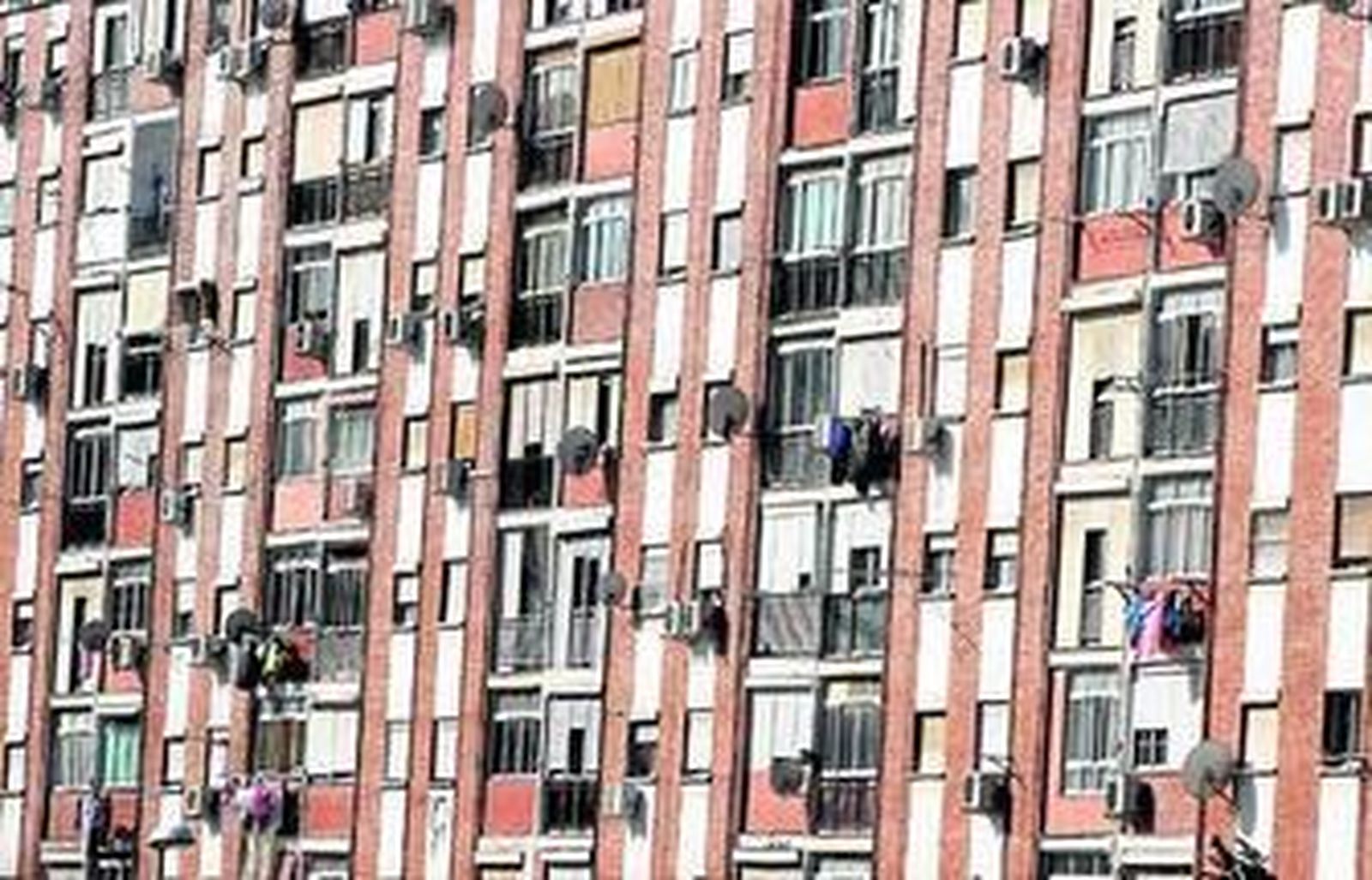 Bloques de pisos de la barriada de San Andrés.