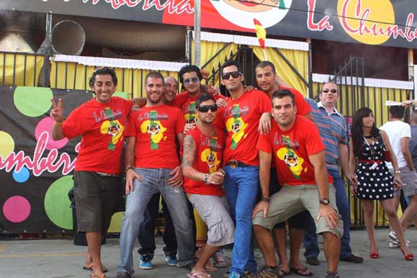 Un grupo de jóvenes dispuestos a apoyar a la roja

Foto: Vanessa Perez/J.M.Q.