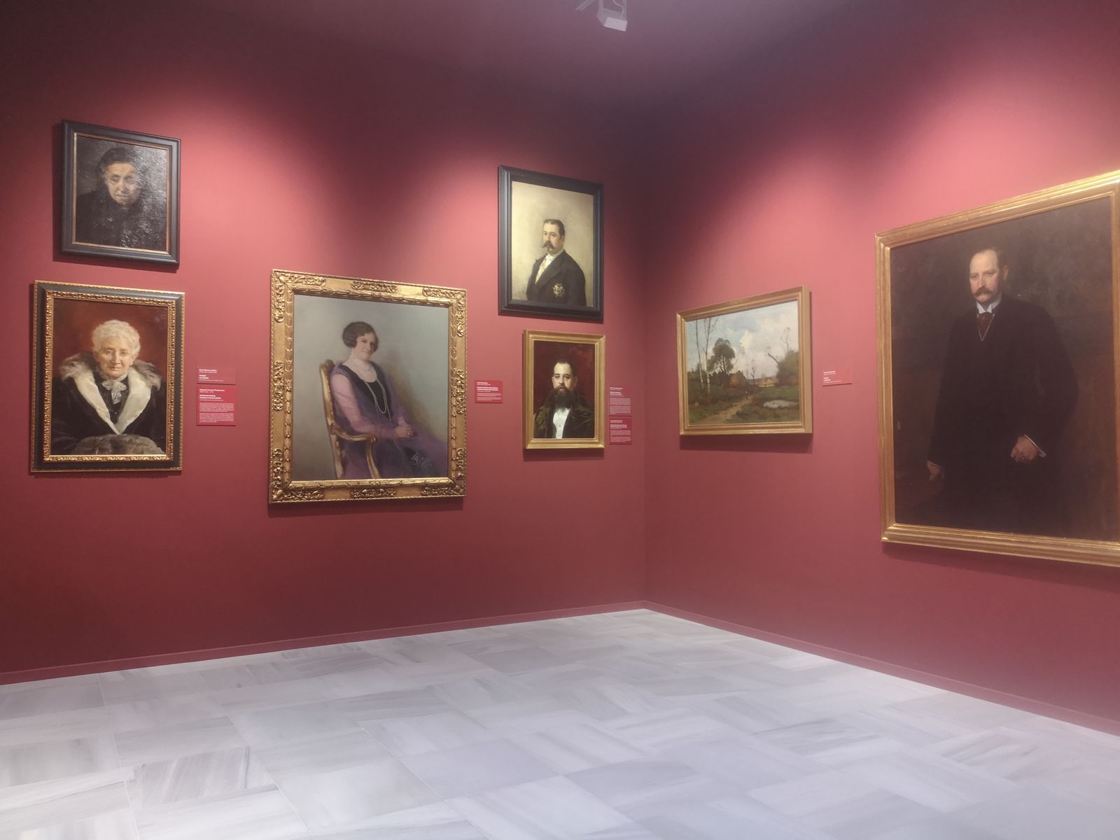 La nueva sala con algunas de las obras nuevas de la colección permanente.