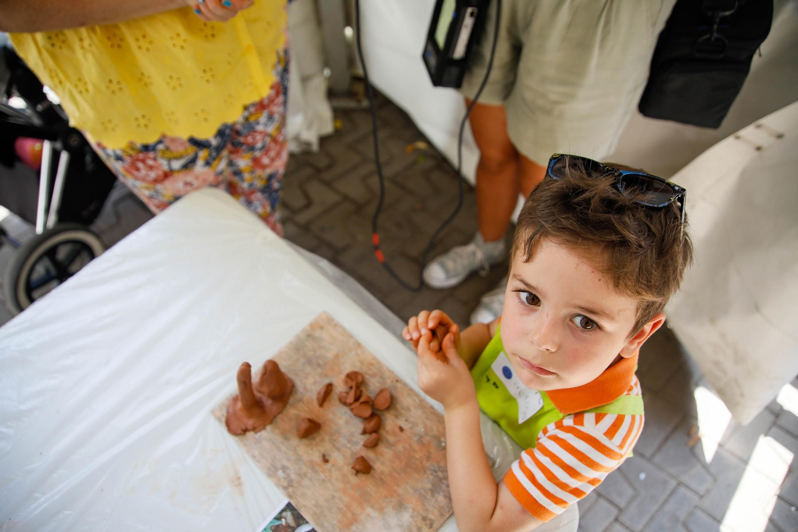 Los talleres infantiles de cerámica de 'Alfaralmería', en imágenes