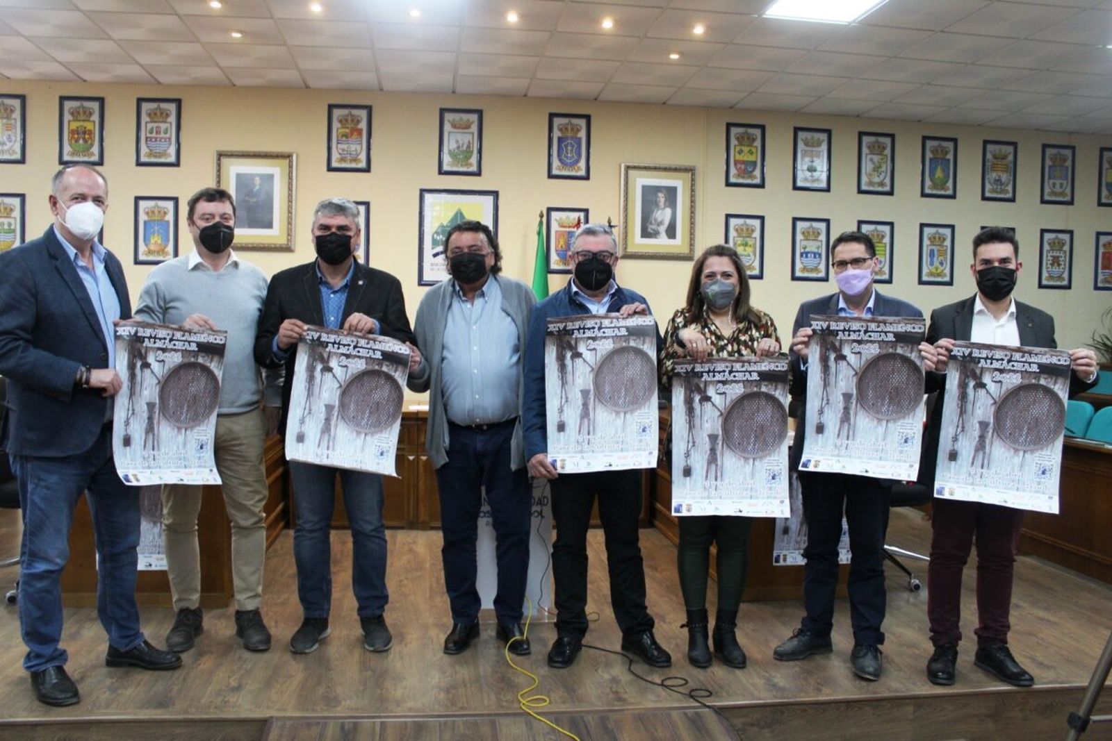 Imagen de la presentación del Reviso Flamenco de Almáchar