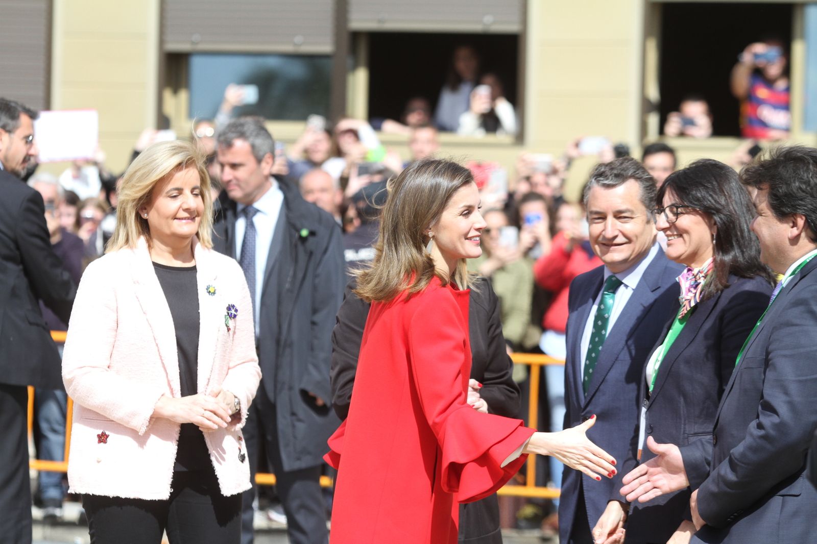Imágenes de la visita de la reina Letizia a Huelva