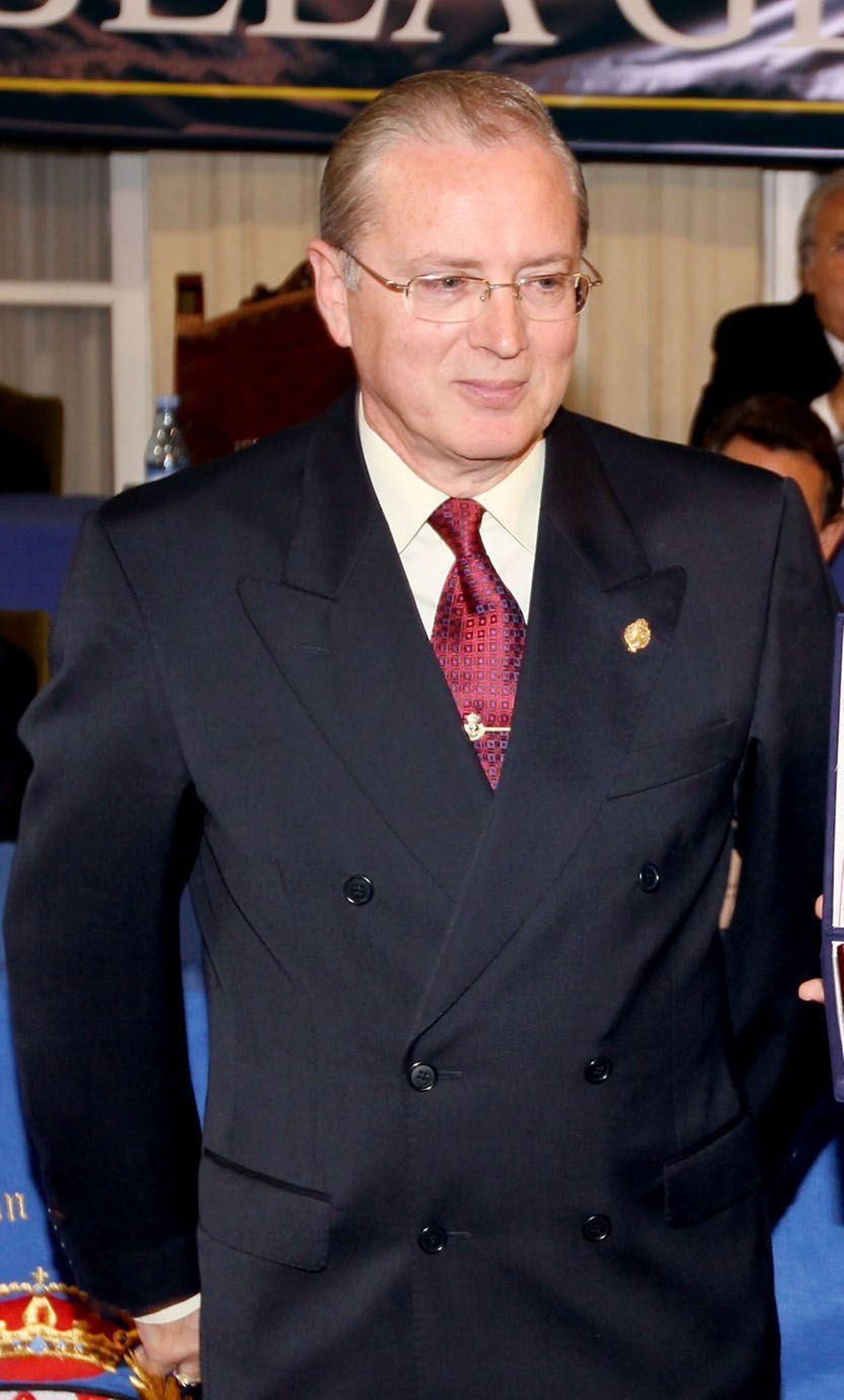 Nicolás Uclés, en los tiempos en los que era presidente de la Federación Almerienses de Fútbol.