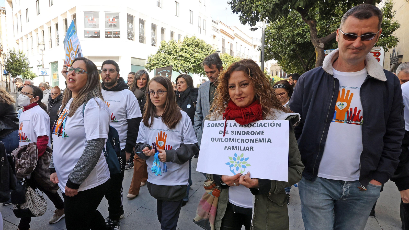 Marcha solidaria por el día de las enfermedades raras en Jerez