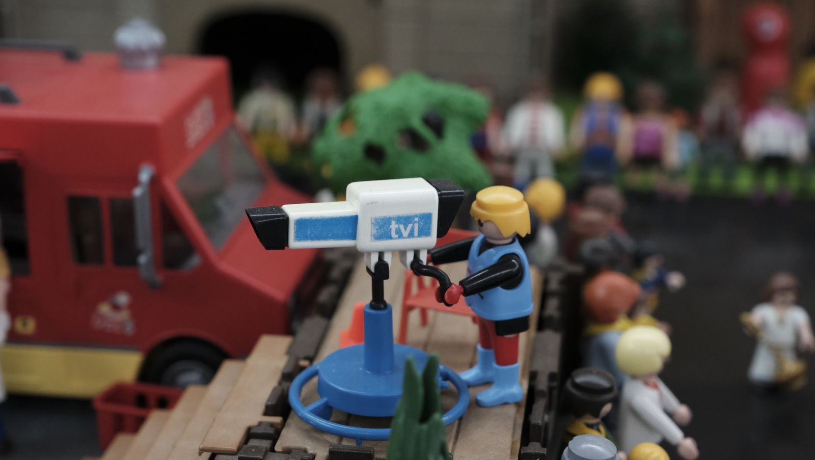 Inauguración de la exposición de playmobil de semana santa de Almería