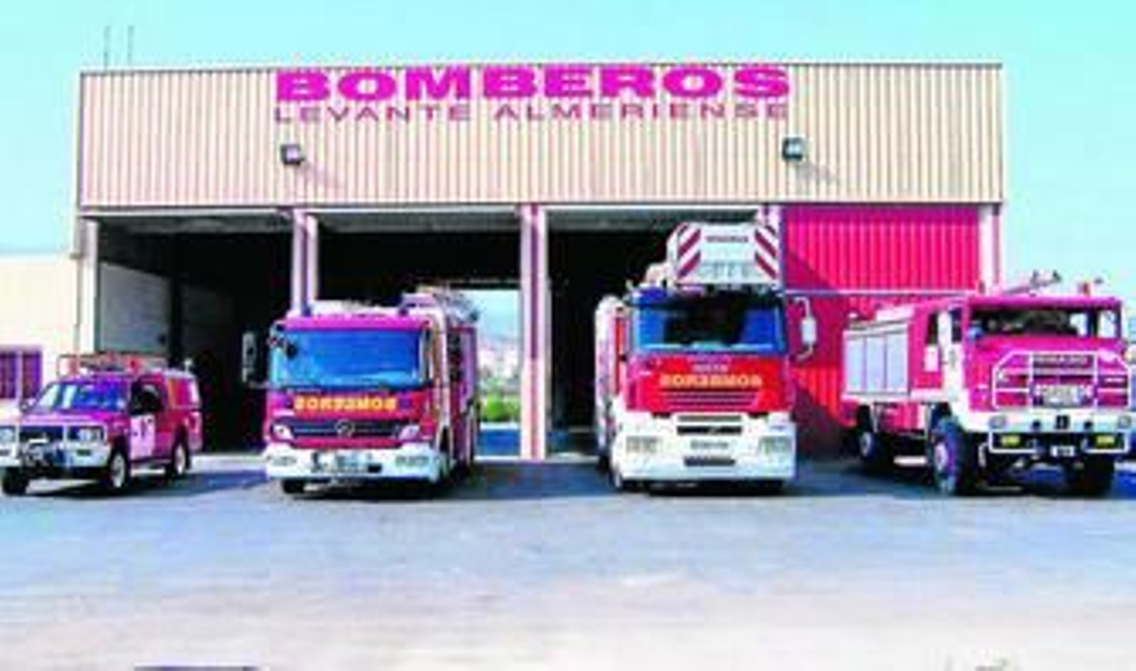 El parque de Bomberos del Levante ubicado en Turre contará próximamente con la ayuda del de Huércal-Overa y el de Olula del Río.