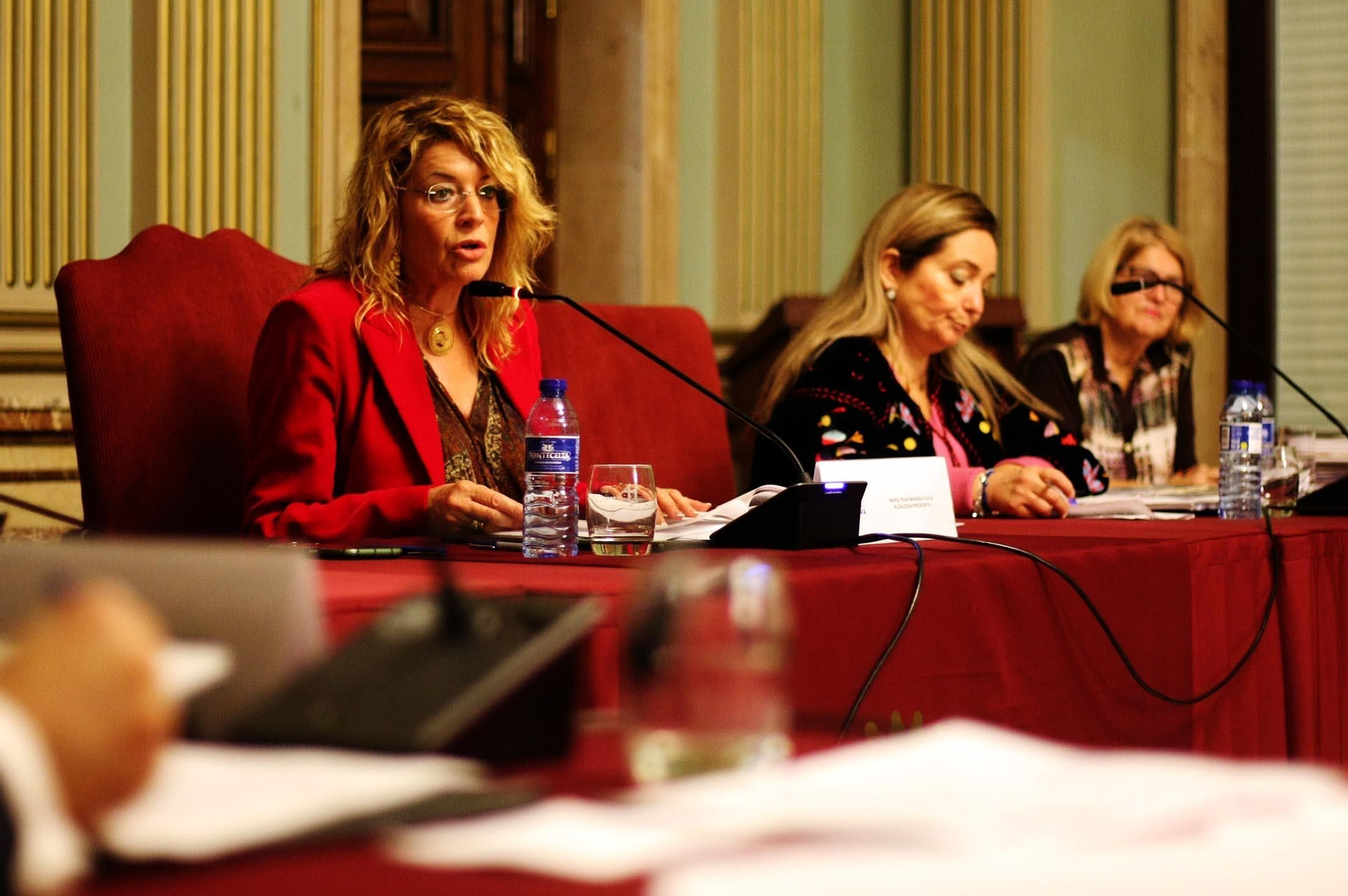Imágenes del pleno del Ayuntamiento de Huelva