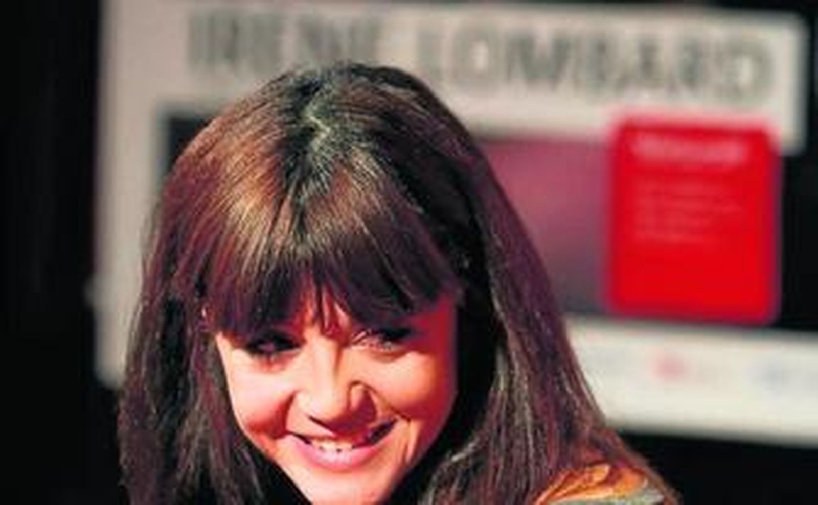 Irene Lombard ayer en el Teatro Cervantes.